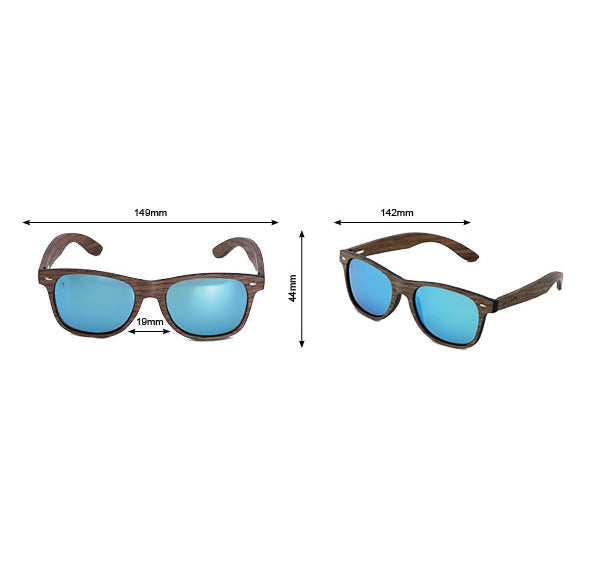 Phintervention - Phieres - Blue - Holzsonnenbrille