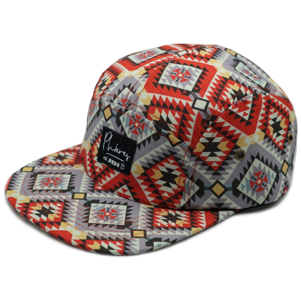 PHOrdroar Cord 5P - Phieres - Grey red Printed - Snapback Cap 