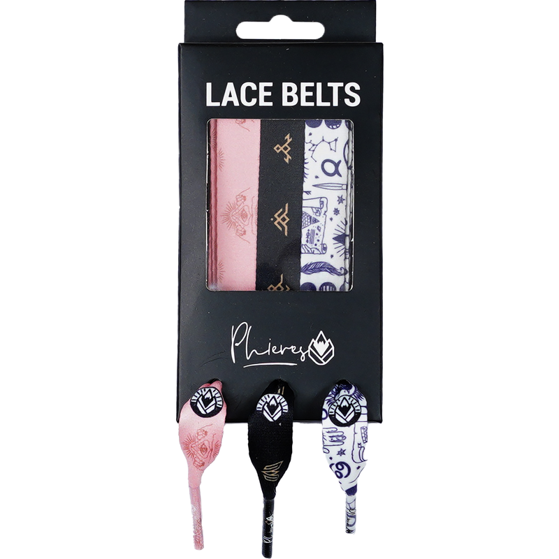 PH-Lacebelts Gürtel I Wht/Pearl/Blk-Phieres