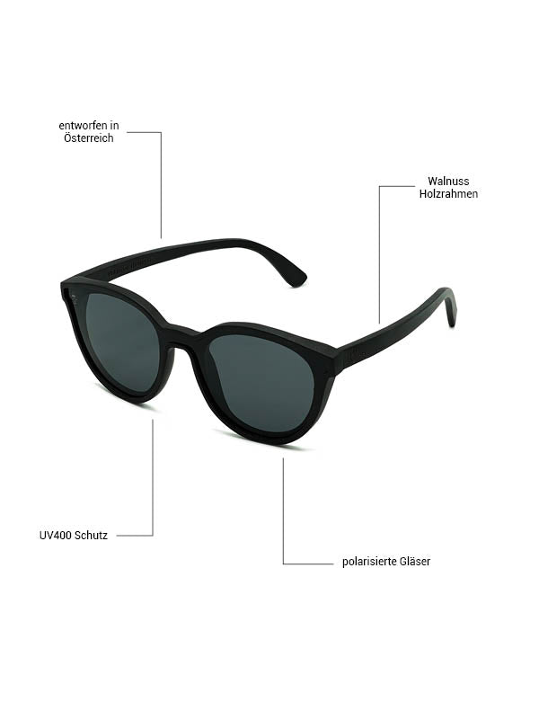 	 Course - PHIERES - Black Polarized - Sonnenbrille