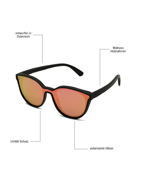 Course - PHIERES - Pink Mirror Polarize - Sonnenbrille