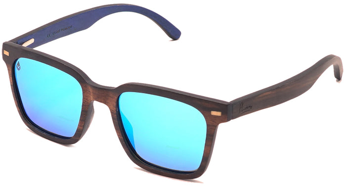 Phell Awaits -Phieres-Wood/Blue Mirror-Sonnenbrille