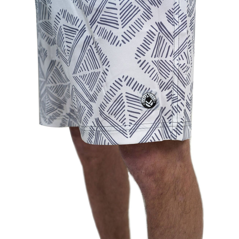 Phitewater-Phieres-Dark White Pattern-Boardshorts