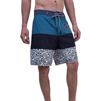 Phalturay-Phieres-Teal Black Pattern-Badehose