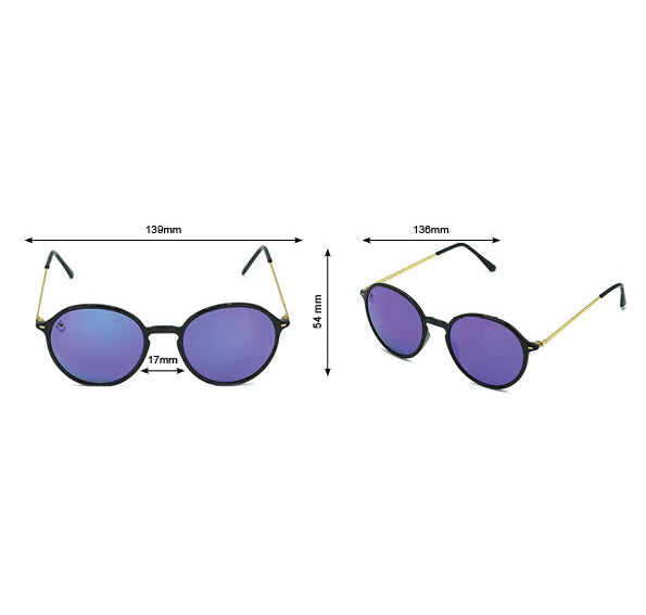 Dudeph - Phieres - Blk Gld Violet - Sonnenbrille