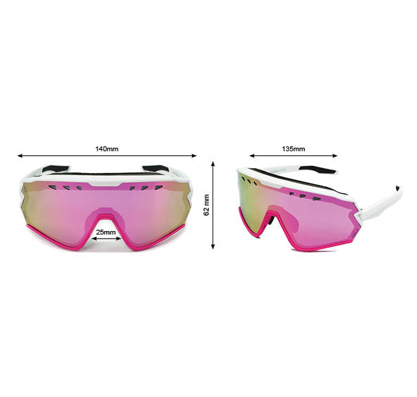 Sharkbiteph Origin - Phieres - Matt Wht Pink/Cherry - Technische Sonnenbrille