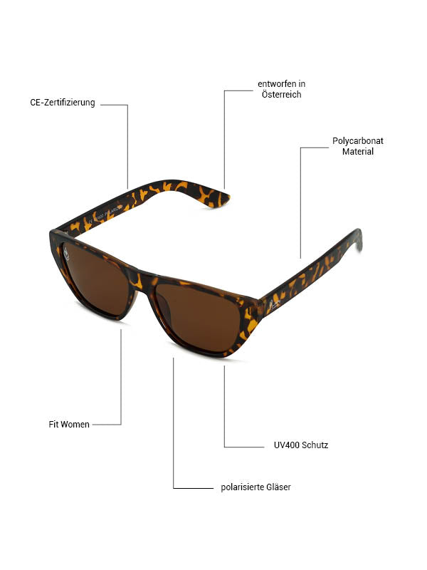 Delighteph - Phieres - Brown Tortoise-Brown - Sonnenbrille