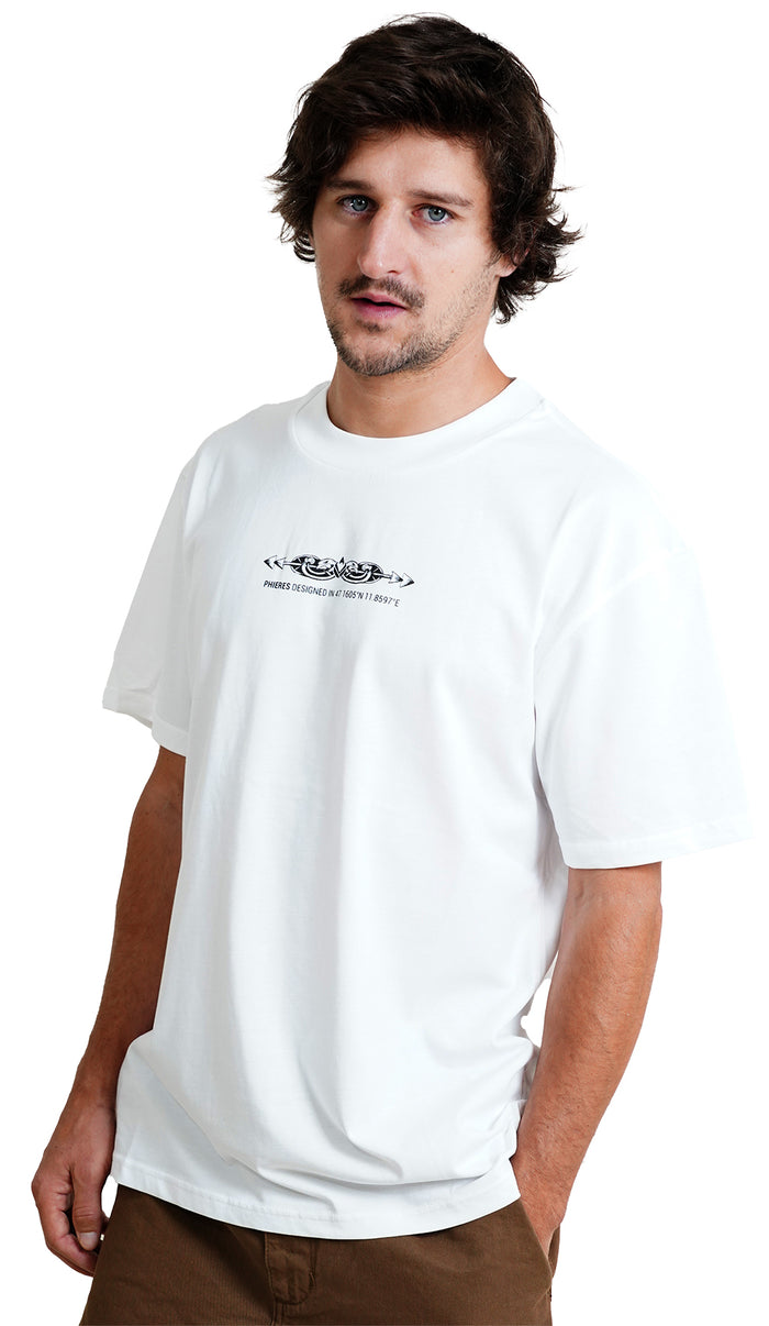 Conphusion Tee - Phieres - Bright White - T-Shirt