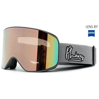 Conphroier - Phieres - Matt Shadow Rose Gold - Schneebrille verspiegelt