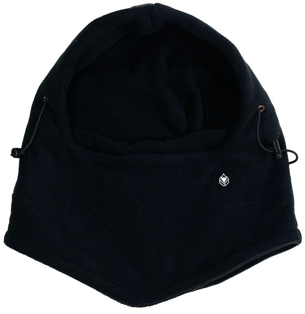 Phorealis Fleece Hood - Phieres - Black - Balaclava