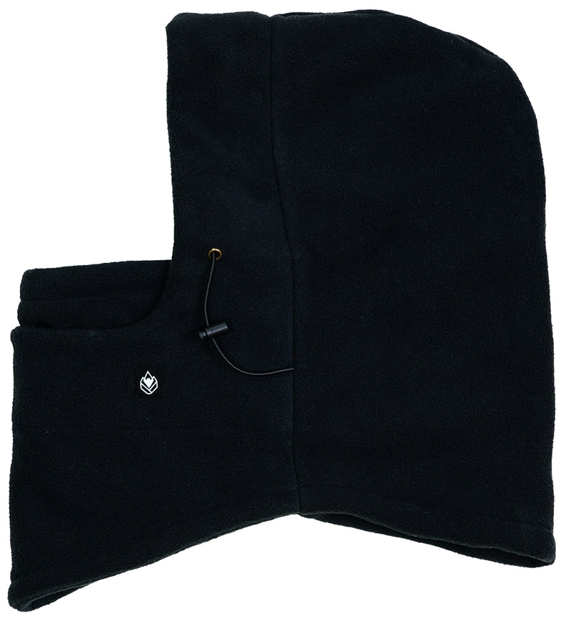 Phorealis Fleece Hood - Phieres - Black - Balaclava