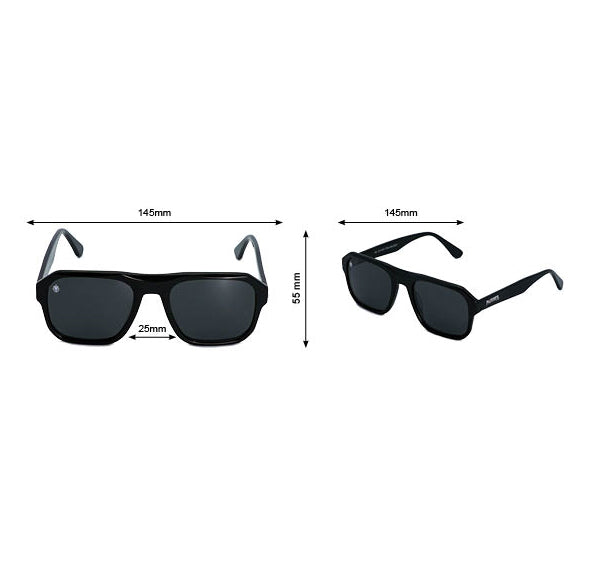 Joph Phillys - Phieres - BLK Black - Sonnenbrille