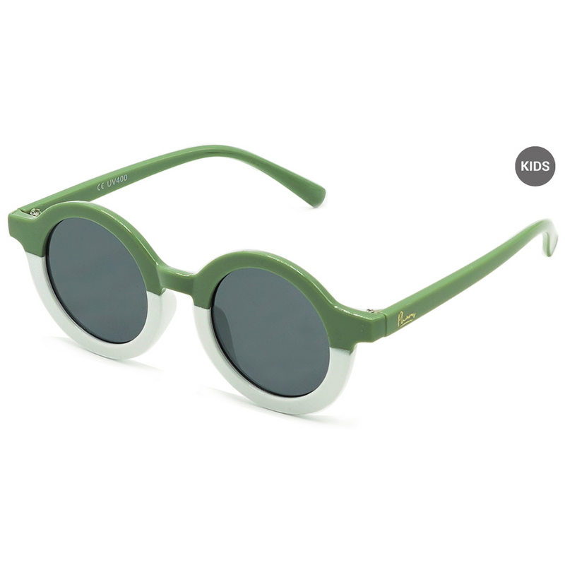 Sonnenbrille phounded | green/white