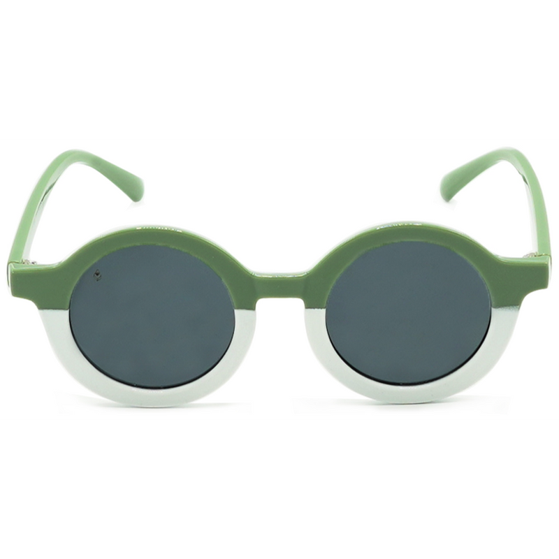 Sonnenbrille phounded | green/white