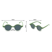 Sonnenbrille phounded | green/white