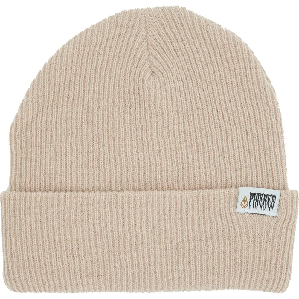 Metal Script Beanie - Phieres - Sand - Beanie