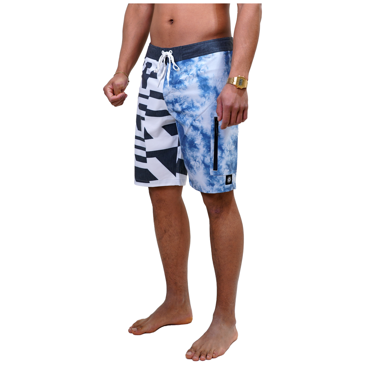 Triphin Team - Phieres - Black Blue Dyde - Boardshort