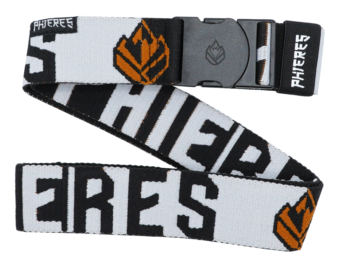 Dadsphelt Elastic - Phieres - Black Cool Grey - Textilgürtel