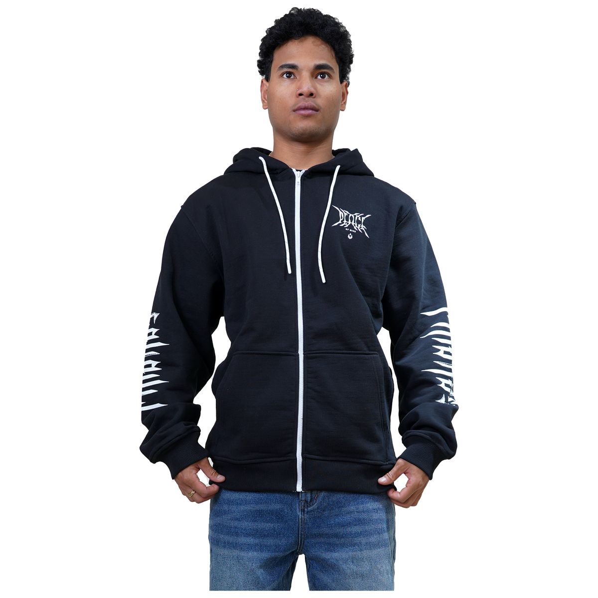 Peacoph - Phieres - Black - Zip Hoodie