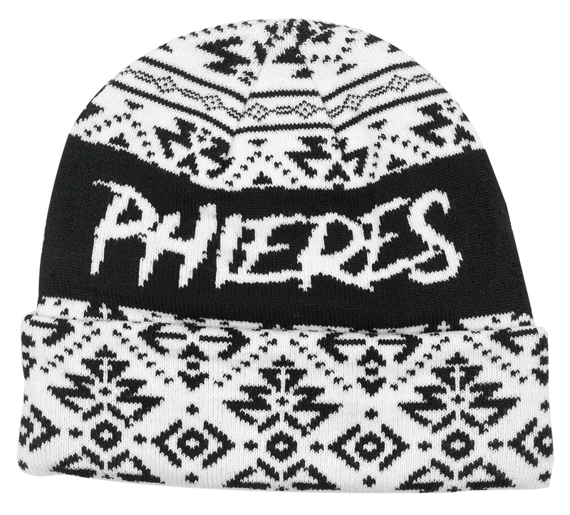 Anopher Beanie I White Black-Phieres