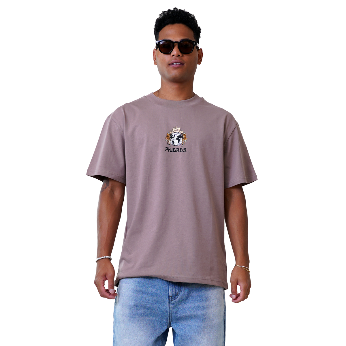 Gloriouph T-Shirt I Taupe Gray-Phieres