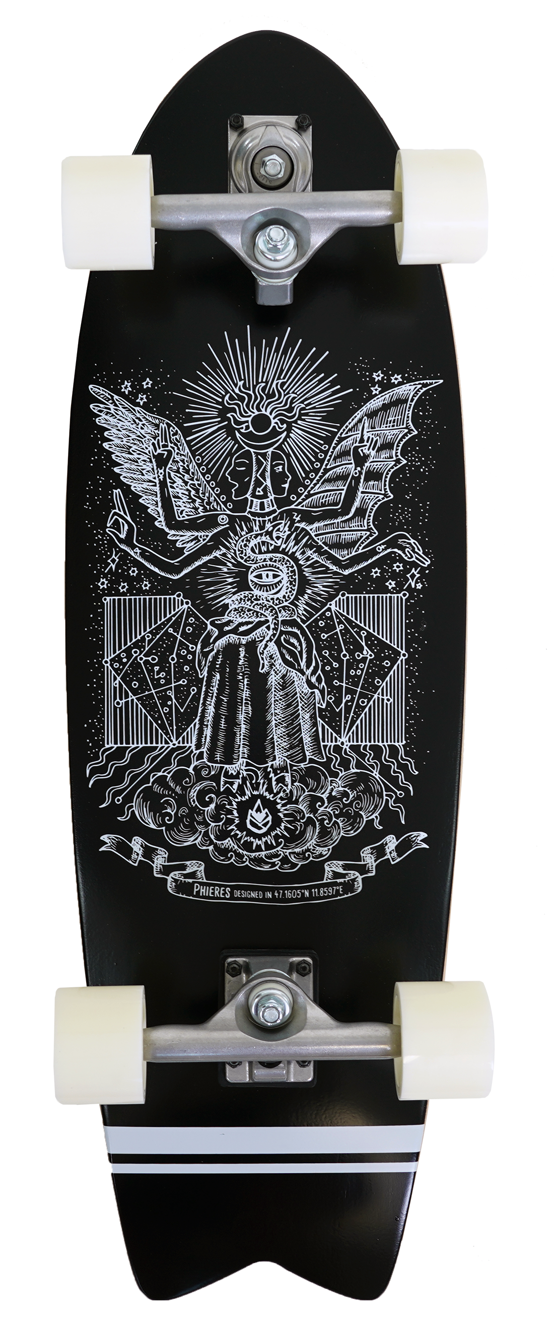 Divinityph Surfskate - Phieres - Black - Surfskate