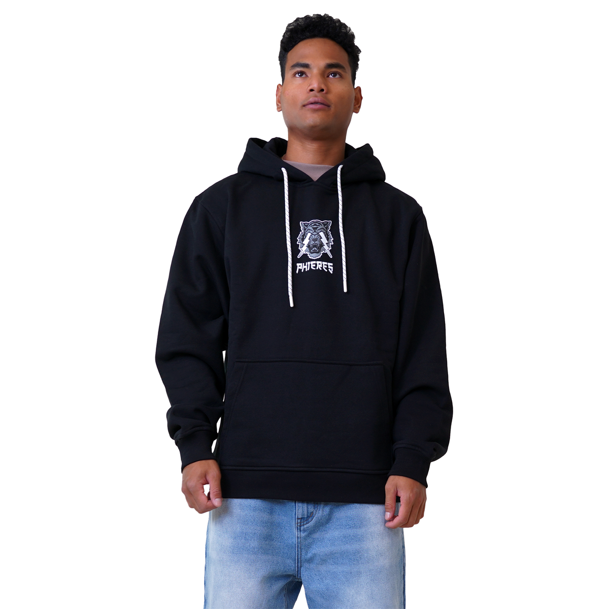 Burniph Hood - Phieres - Black - Hoodie