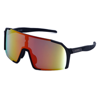 Phingsuit Youth Sportsonnenbrille I Black/Orange-Phieres