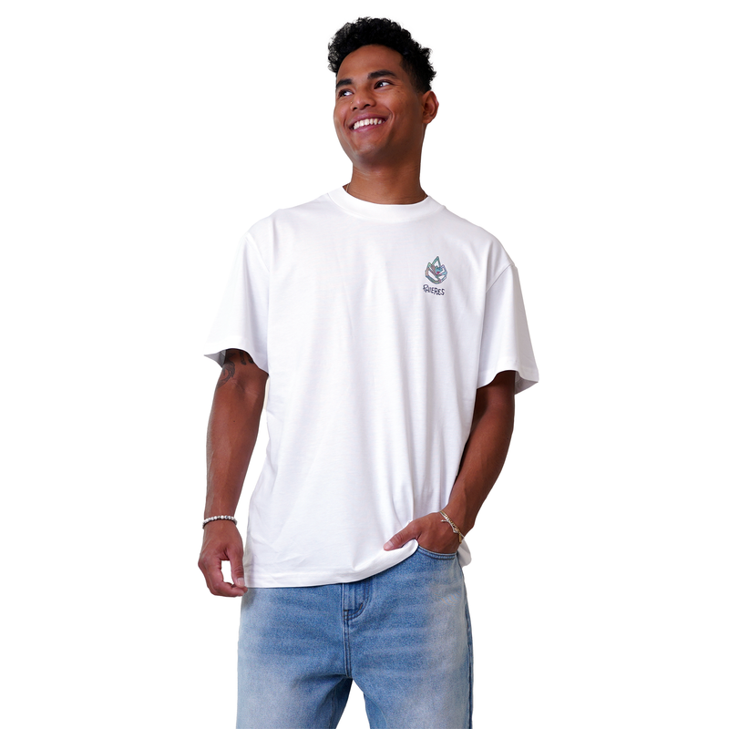 Guzzling 19 T-Shirt I Bright White-Phieres