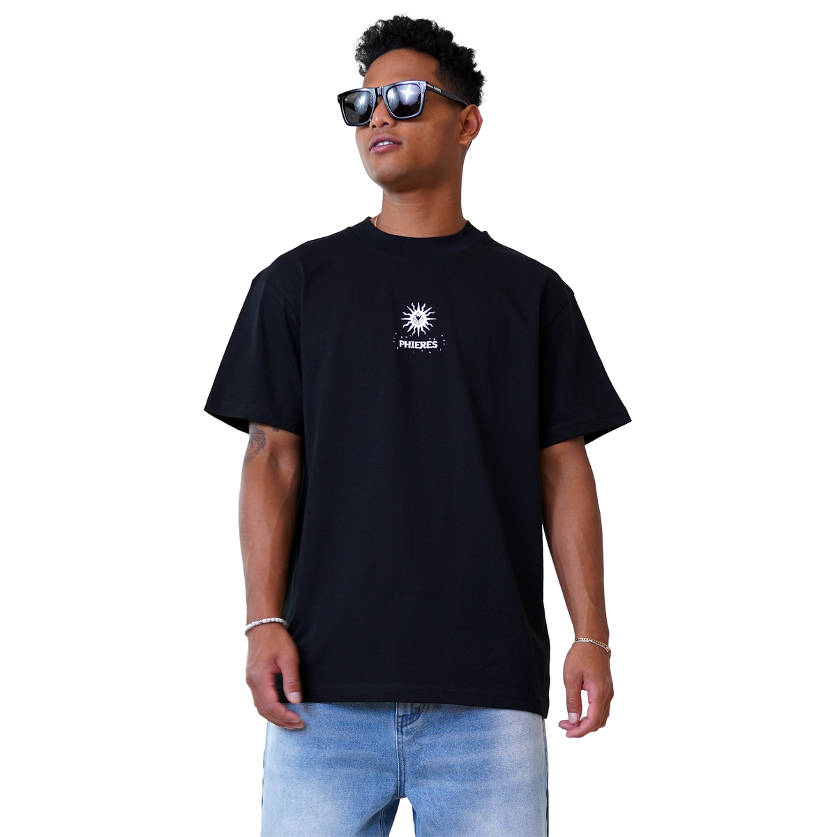 Natureph Sun T-Shirt I Black-Phieres