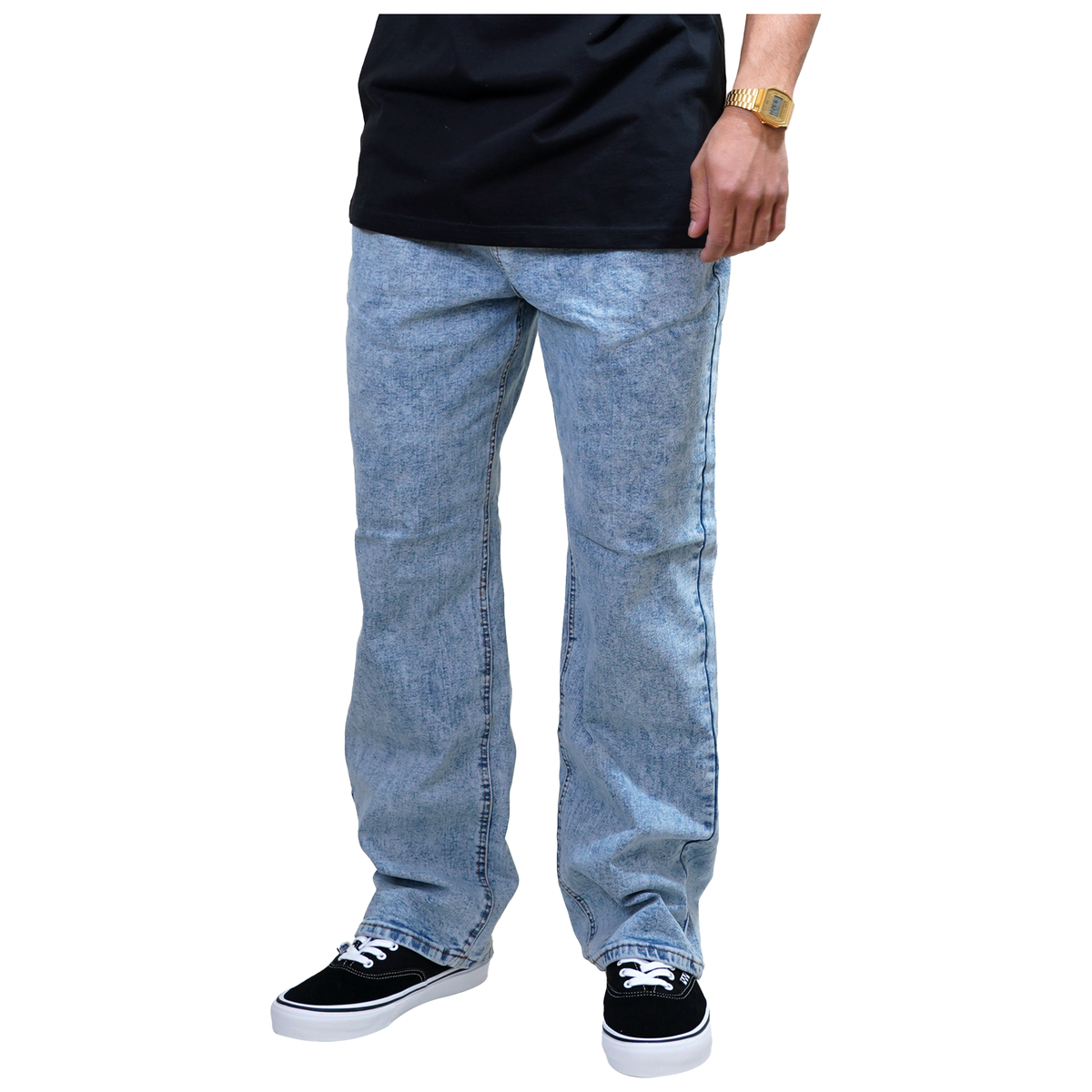 Sadphings - Phieres - Light Stone Washed -  Baggy Fit Jeans