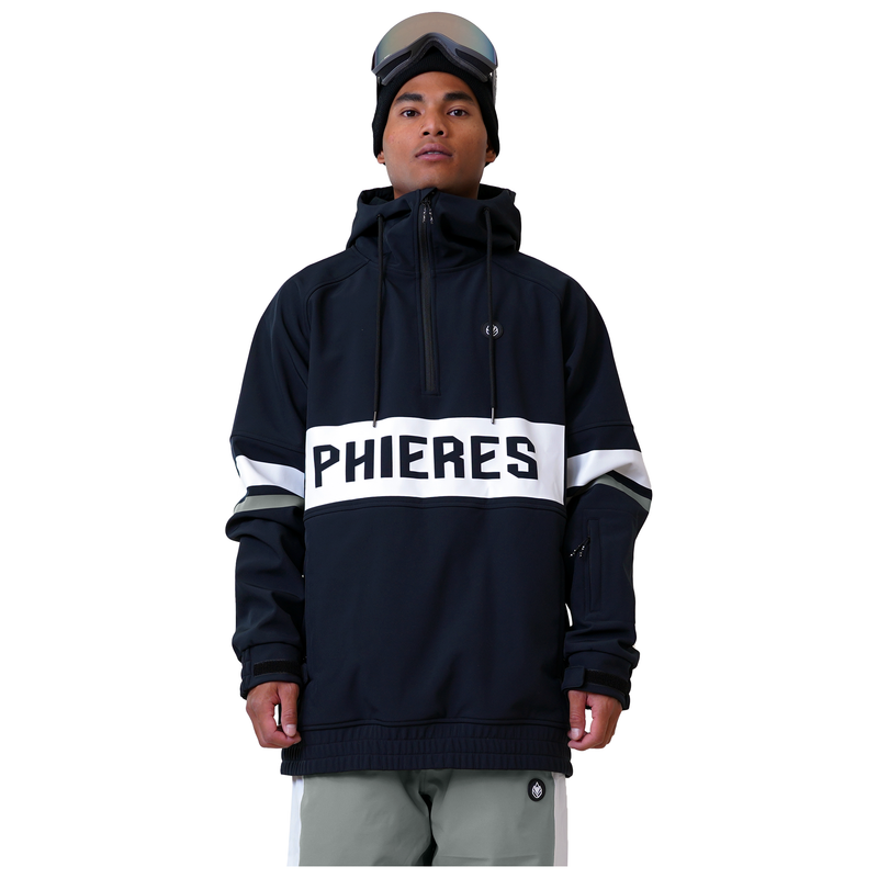 Phantiph Shred Hoodie I Black-Phieres