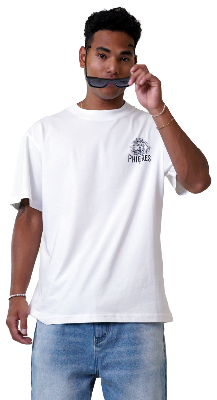Divinityph Tee - Phieres - Bright White - T-Shirt