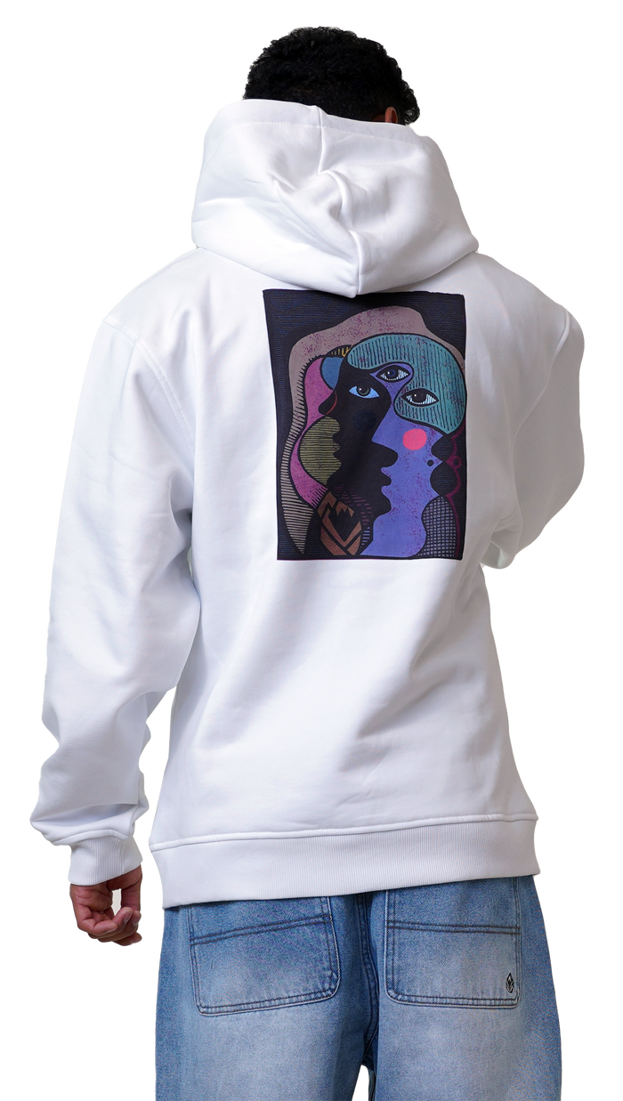 Phincent G Hood - Phieres - Bright White - Hoodie