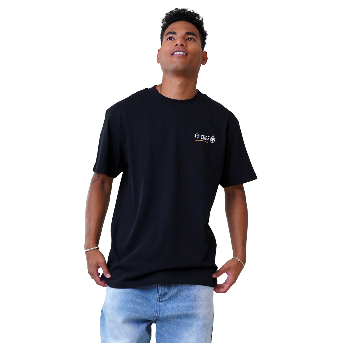 P Since 19 Tee - Phieres - Black - T-Shirt