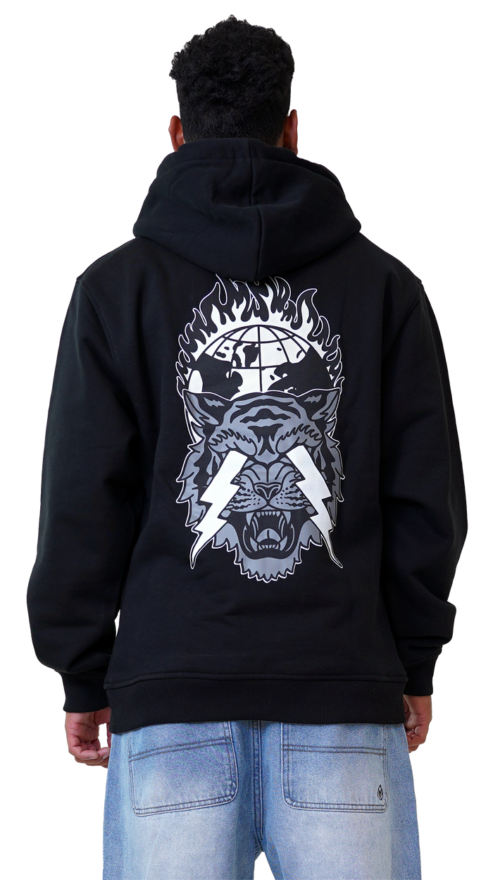 Burniph Hood - Phieres - Black - Hoodie