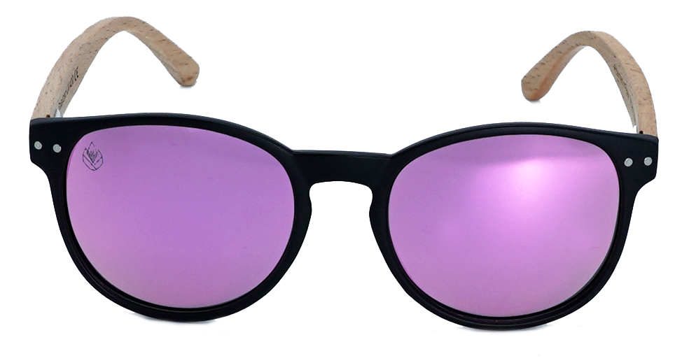 Phainted in Peace-Phieres-Black Pink Mirror Polarized-Sonnenbrille