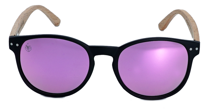 Phainted in Peace-Phieres-Black Pink Mirror Polarized-Sonnenbrille