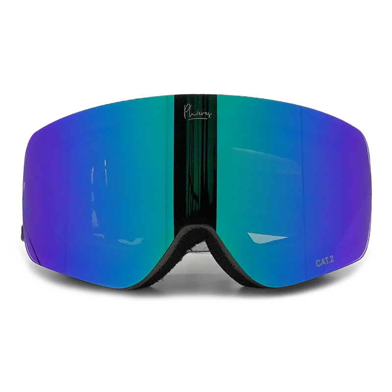 PH-3sixty - Phieres - Black Jade Green S2 - Snowboard Brille