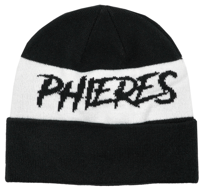 Anopher Beanie I Black White-Phieres