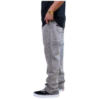 Sadphings - Phieres - Grey Stone Washed - Baggy Fit Jeans