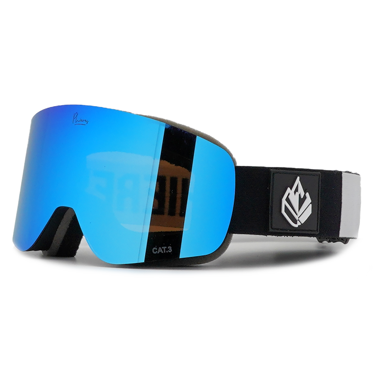 PH-3sixty - Phieres - Black Ice Blue S3 - Snowboard Brille