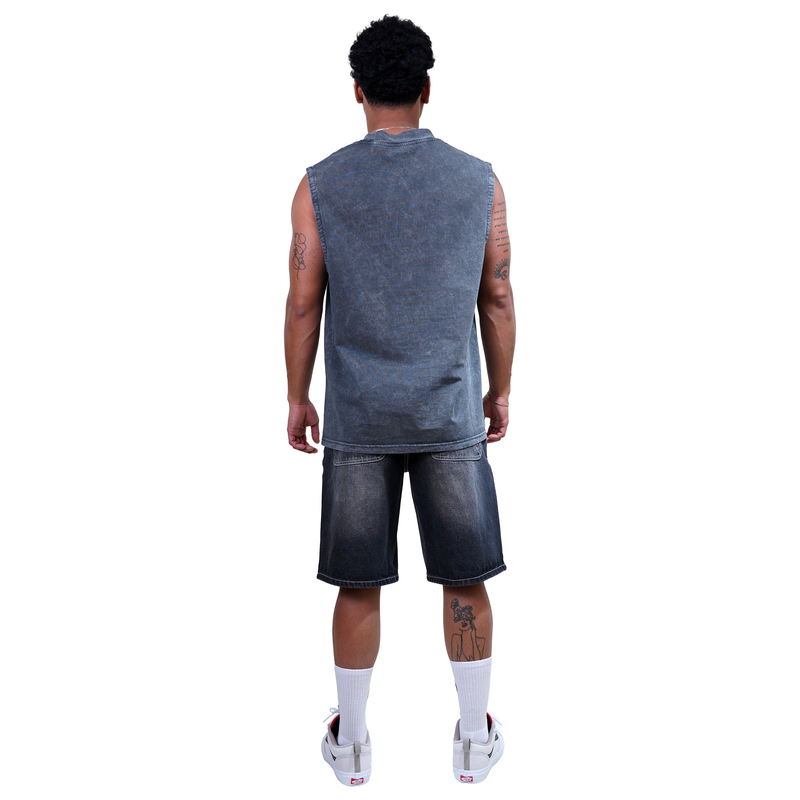 Peaceoph - Phieres - Black Washed - Tank Top