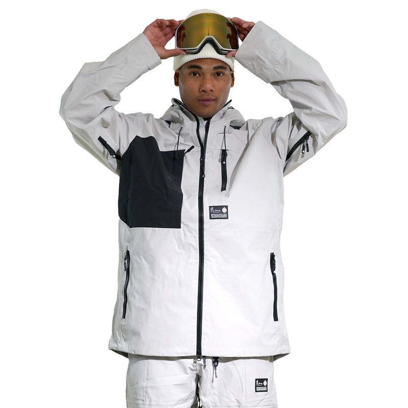 Prayer FR Jacket - Phieres - Moonlight Grey - Snowboard Jacke