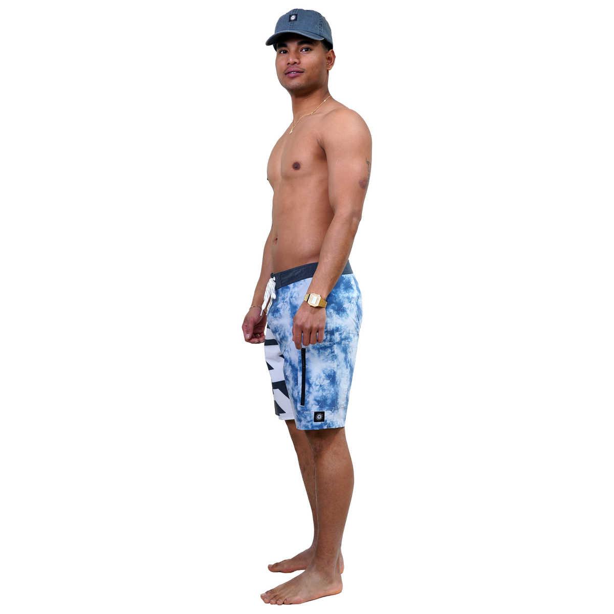 Triphin Team - Phieres - Black Blue Dyde - Boardshort